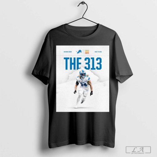 Week 7 Detroit Lions vs Minnesota Vikings The 313 Uniform combo Poster t-shirt