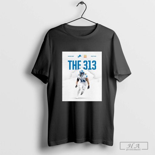 Week 7 Detroit Lions vs Minnesota Vikings The 313 Uniform combo T-shirt