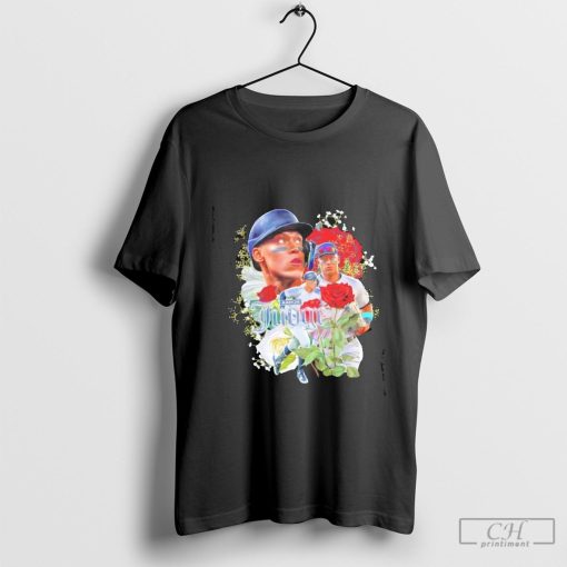 Yankees Aaron Judge smell the roses player collage shirt