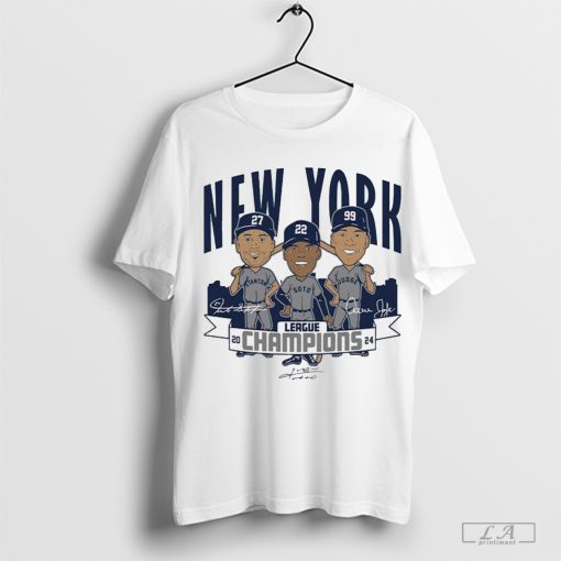 Yankees Stanton Soto Judge League Champions 2024 T-Shirt