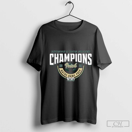 2024 MHSAA Boys Soccer D3 Champions Notre Dame Prep T-Shirt