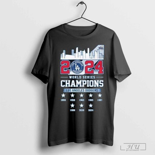 8-Time World Series Champions Dodgers 2024 T-Shirt