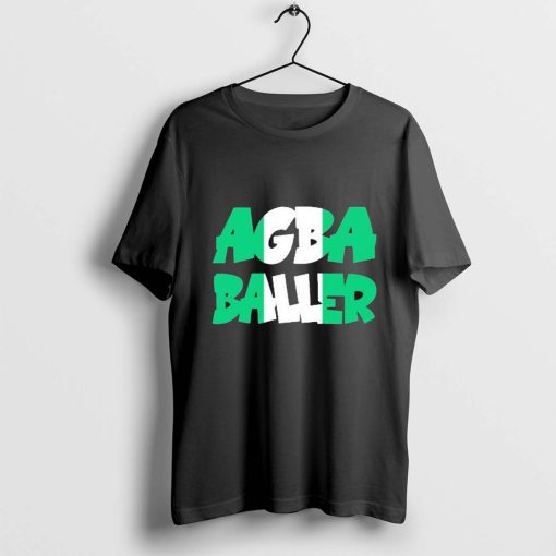 Agba Baller Wearing Agba Baller Shirt