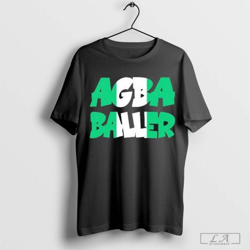 Agba Baller Wearing Agba Baller Shirt