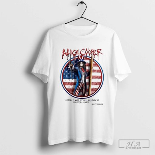 Alice Cooper Register and Vote Shirt