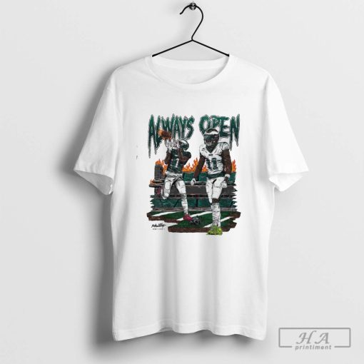 Always Open AJ Brown Eagles Shirt