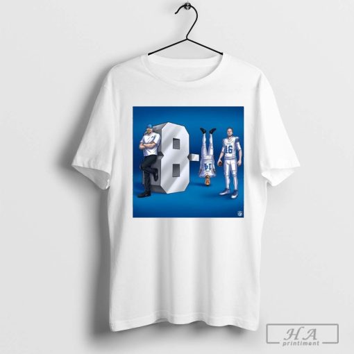 Amon-Ra St. Brown NFL The Detroit Lions are 8-1 Houston Texans Painting T-shirt