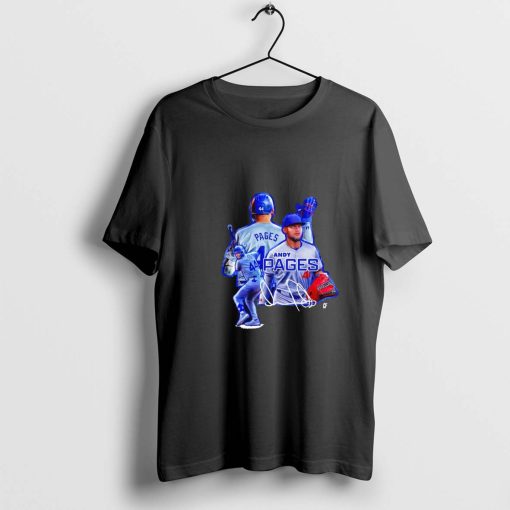 Andy Pages Los Angeles Dodgers 2024 World Series Champions signature shirt