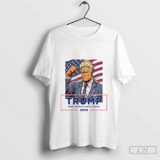 Anime Donald Trump Failed Assassination Attempt T-shirt