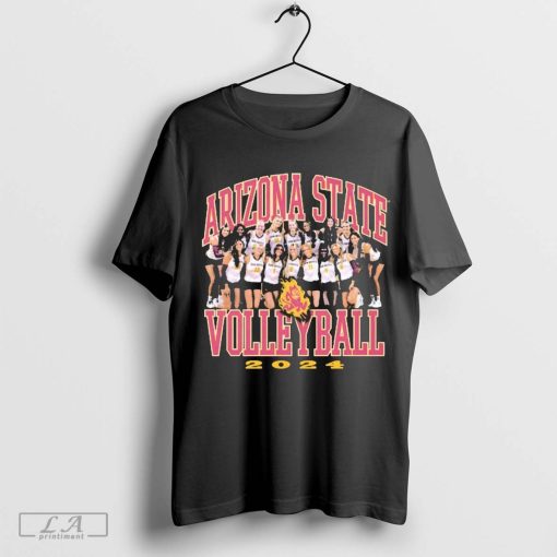 Arizona State Women’s Volleyball Team 2024 Players Graphic t-shirt