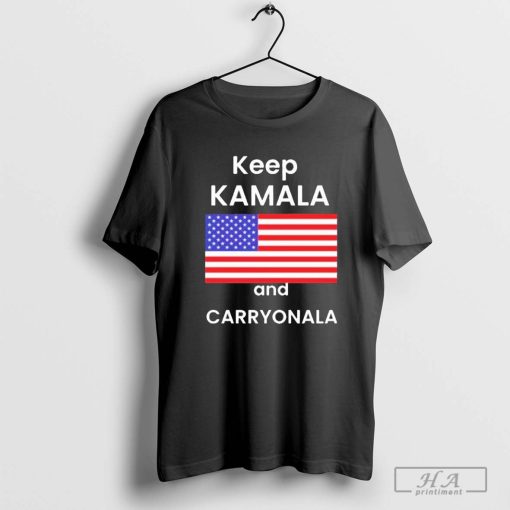 Audrey loves paris keep Kamala and carry onala T-shirt