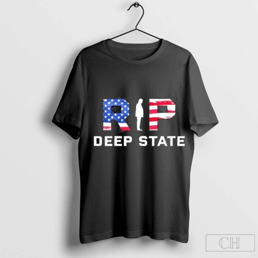 Awakenwithjp Wearing Rip Deep State T-Shirt