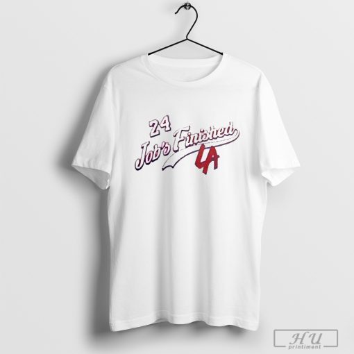 Awesome Jack Flaherty Dodgers Job’s Finished 2024 T Shirt