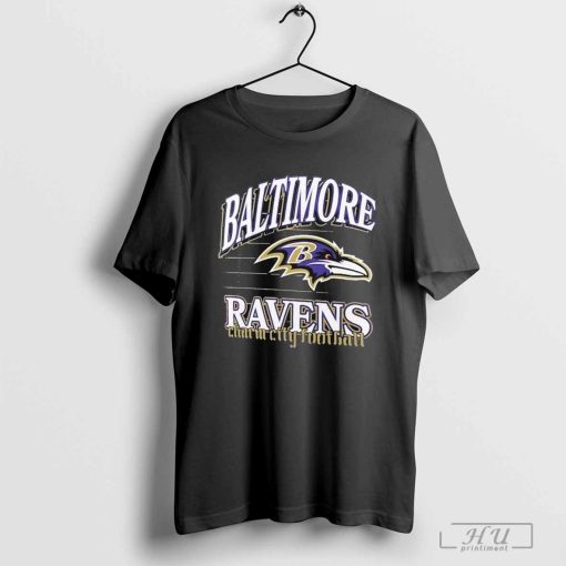 Baltimore Ravens Charm City Football Retro Gridiron T-Shirts