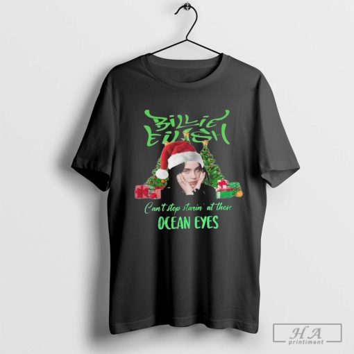 Billie Eilish Can’t Stop Starin’ At Those Ocean Eyes Christmas 2024 Shirt