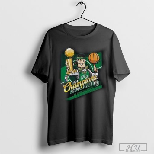 Boston Celtics Mascot 18 Time Finals Champions Shirt