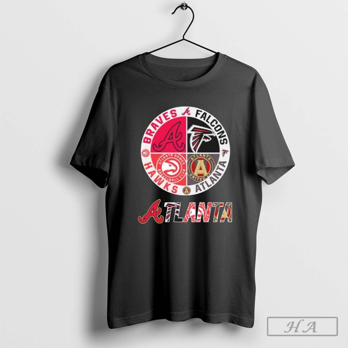 Braves Falcons Atlanta And Hawks Atlanta 2024 Shirt