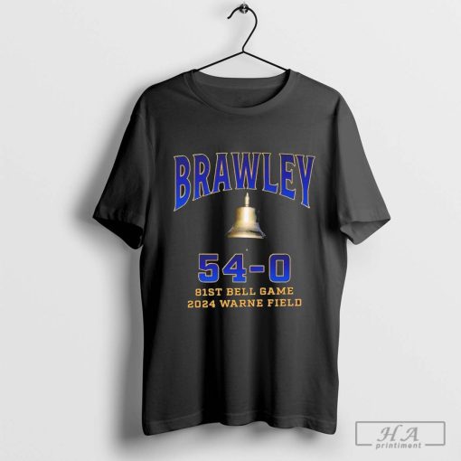 Brawley Wildcat Football 81st Bell Game 2024 Warne Field 54 – 0 t-shirt