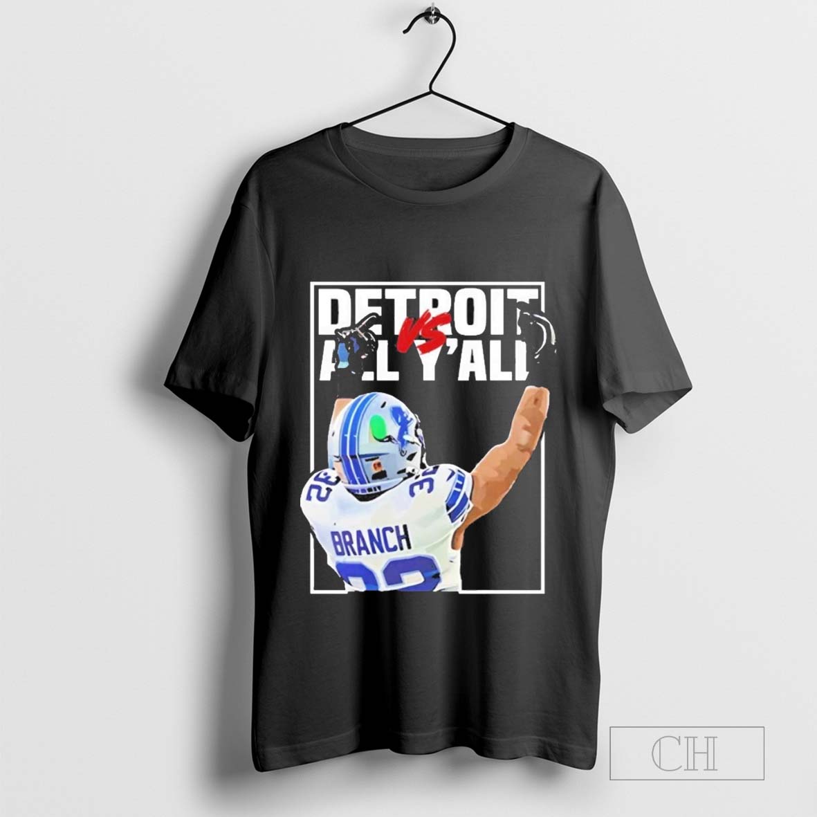 Brian Branch Detroit All Yall T Shirt