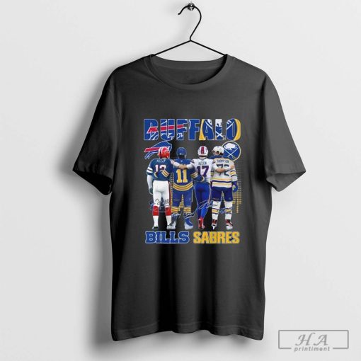 Buffalo Bills Josh Allen Jim Kelly Buffalo Sabres Gilbert Perreault Tage Thompson Shirt