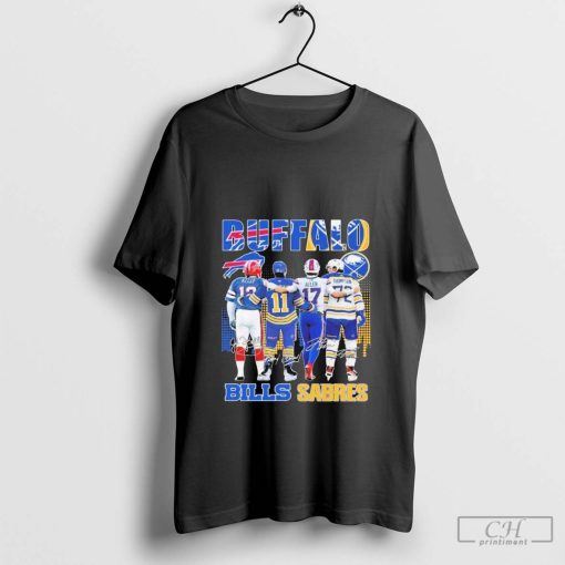 Buffalo Bills Josh Allen Jim Kelly Buffalo Sabres Gilbert Perreault Tage Thompson T-Shirt