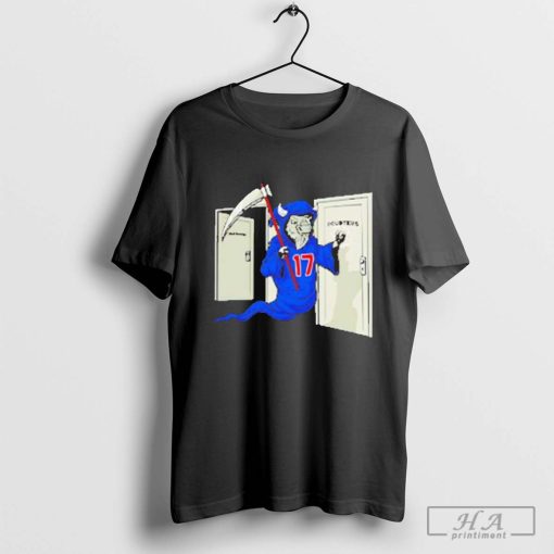 Buffalo Bills Josh Allen grim reaper knock knock T-Shirt