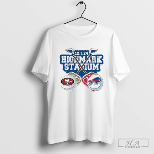 Buffalo Bills vs. San Francisco 49ers Gameday Highmark Stadium 12-1-2024 Shirt