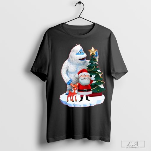 Bumble Rudolph And Santa Exclusive Rudolph The Red Nosed Reindeer Christmas Shirt