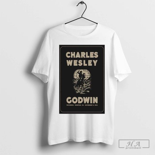 Charles Wesley Godwin Nov 14 2024 The NorVa in Norfolk VA Tour T-shirt