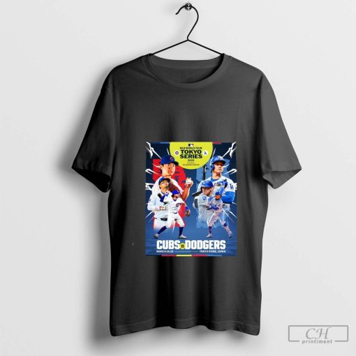 Chicago Cubs vs Los Angeles Dodgers MLB world tour 2024 shirt