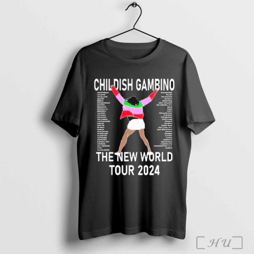 Childish Gambino The New World Tour 2024 T-Shirts