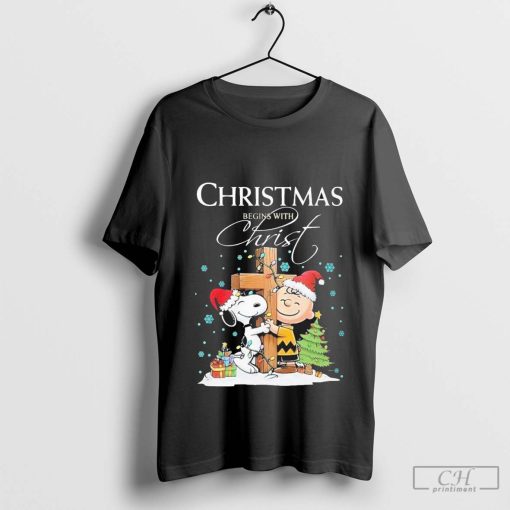 Christmas Begins With Christ 2024 T-Shirt