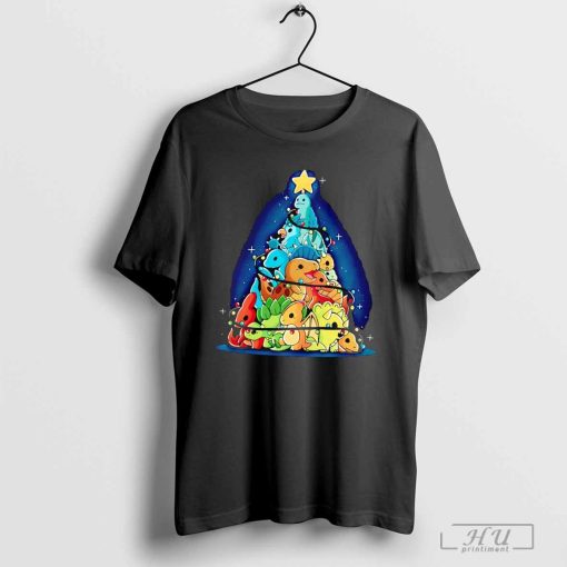 Christmas tree dinosaurs shirt