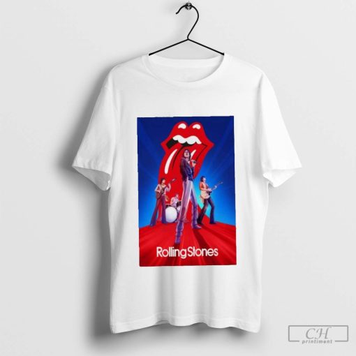 Collectionzz x The Rolling Stones Tour Of The Americas 1975 Poster Shirt