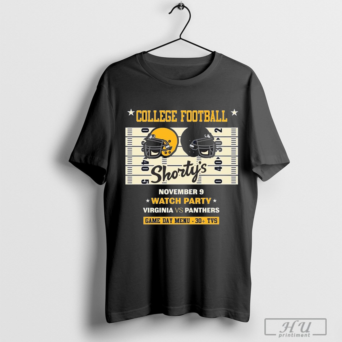College Football Shortys Watch Party Virginia Cavaliers Vs Pittsburgh Panthers Game Day Nov 9 2024 Shirt