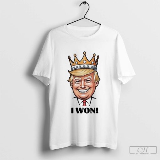 Congrats Donald Trump I Won 2024 Caricature t-shirt