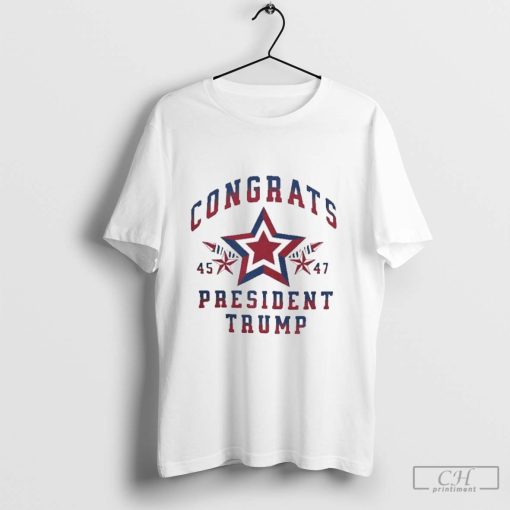 Congrats President Trump 45 47 Election Victory Shirt