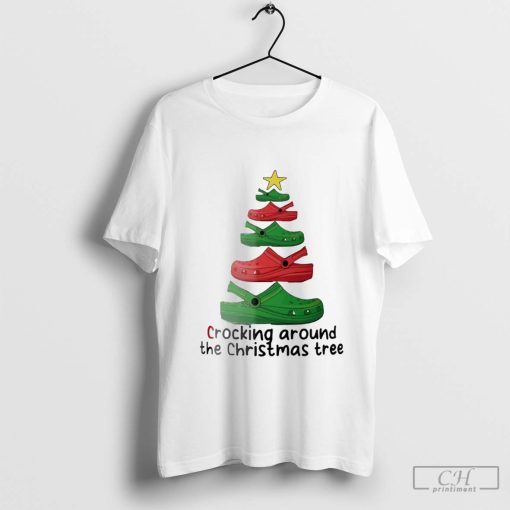 Crocking around the Christmas tree t-shirt