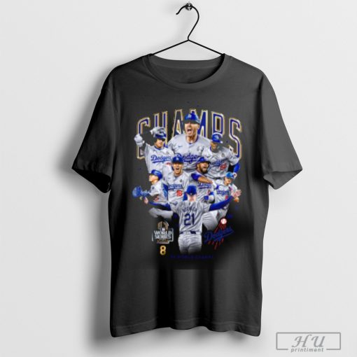 DODGERS WORLD CHAMPS - Premium Standard Tee - 2 Colors Available