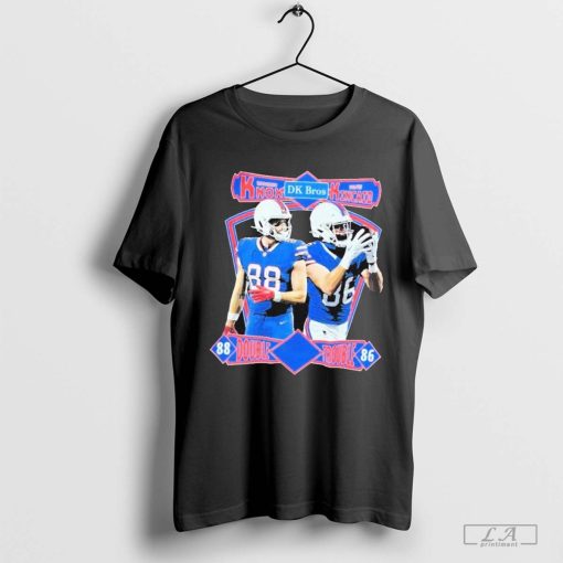 Dawson Knox Vs Dalton Kincaid Double Trouble Bills T-Shirt