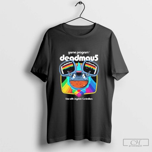 Deadmau5 Atari Use With Joystick Controllers Black T-Shirt