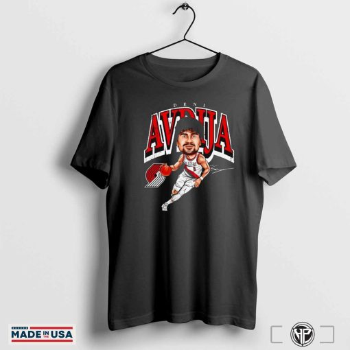 Deni Avdija Portland Trail Blazers caricature signature shirt
