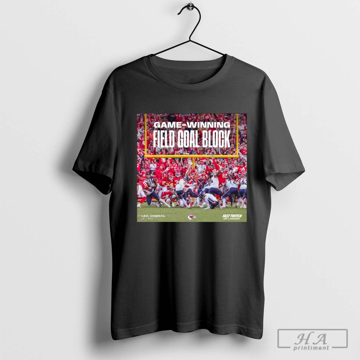 Denver Broncos At Kansas City Chiefs Game Winning Field Goal Block T Shirt