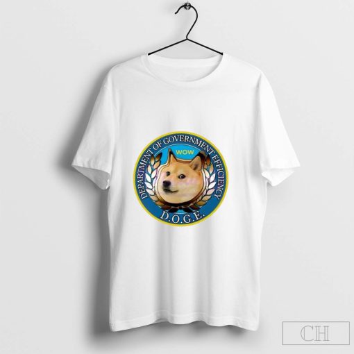 Department Of Government Efficiency Wow Doge 2024 T-Shirt