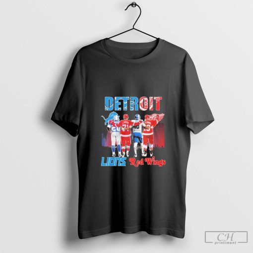 Detroit Lions Detroit Red Wings All The Legends Of History T-Shirt