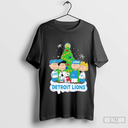 Detroit Lions Merry Christmas 2024 T-Shirt