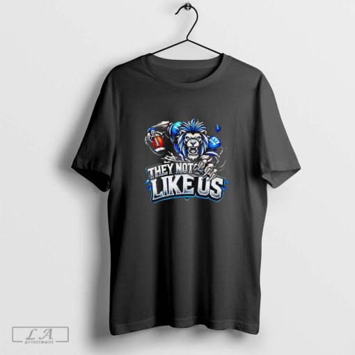 Detroit Lions they not like us moscot shirt