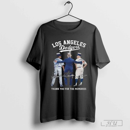 Dodgers Valenzuela Lasorda Thank You For The Memories Shirt