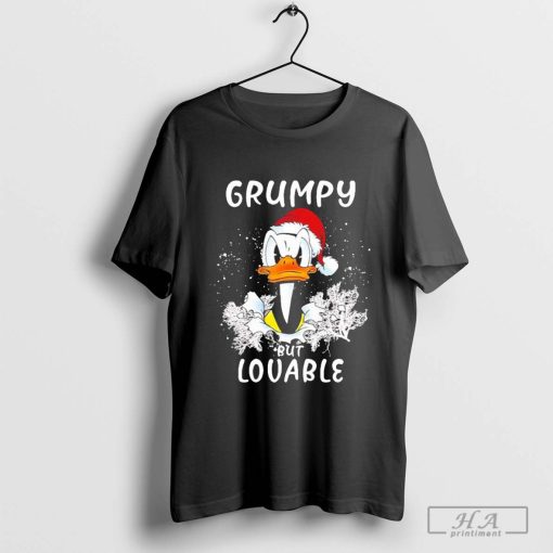 Donald Duck Grumpy But Lovable Christmas 2024 Shirt