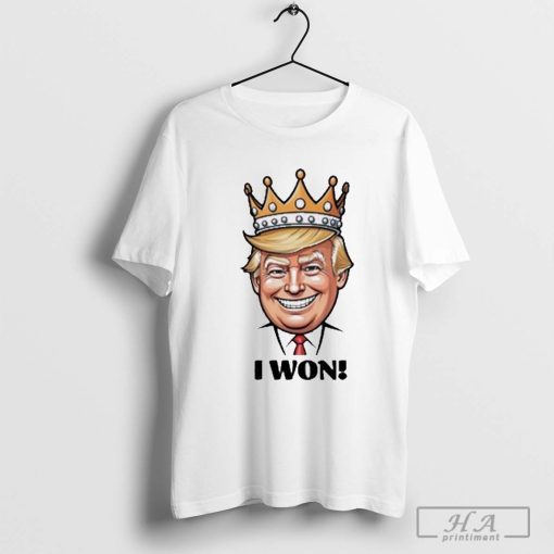 Donald Trump I Won 2024 Caricature t-shirt